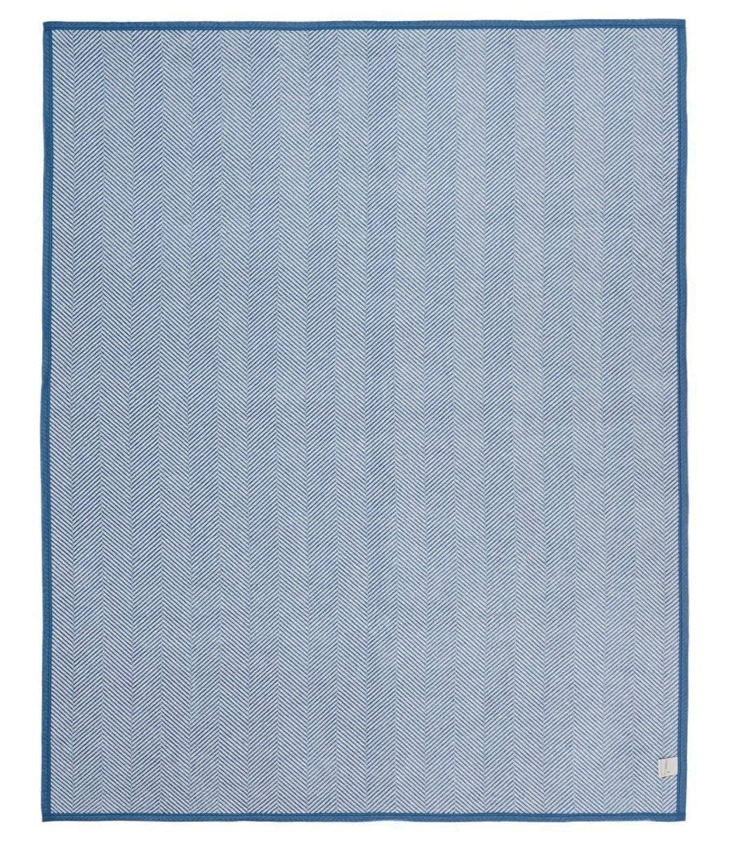 ChappyWrap Harborview Herringbone Cornflower Blanket