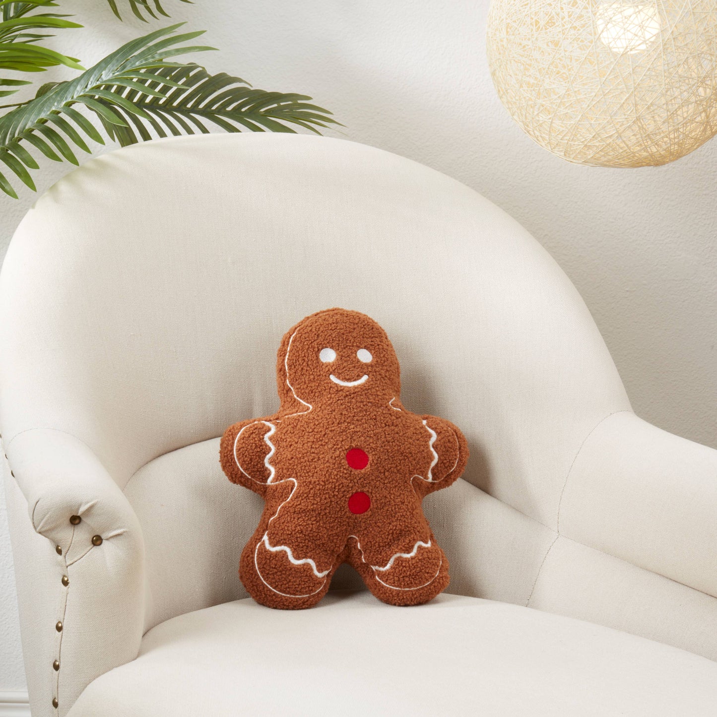 Gingerbread Warmth Throw Pillow