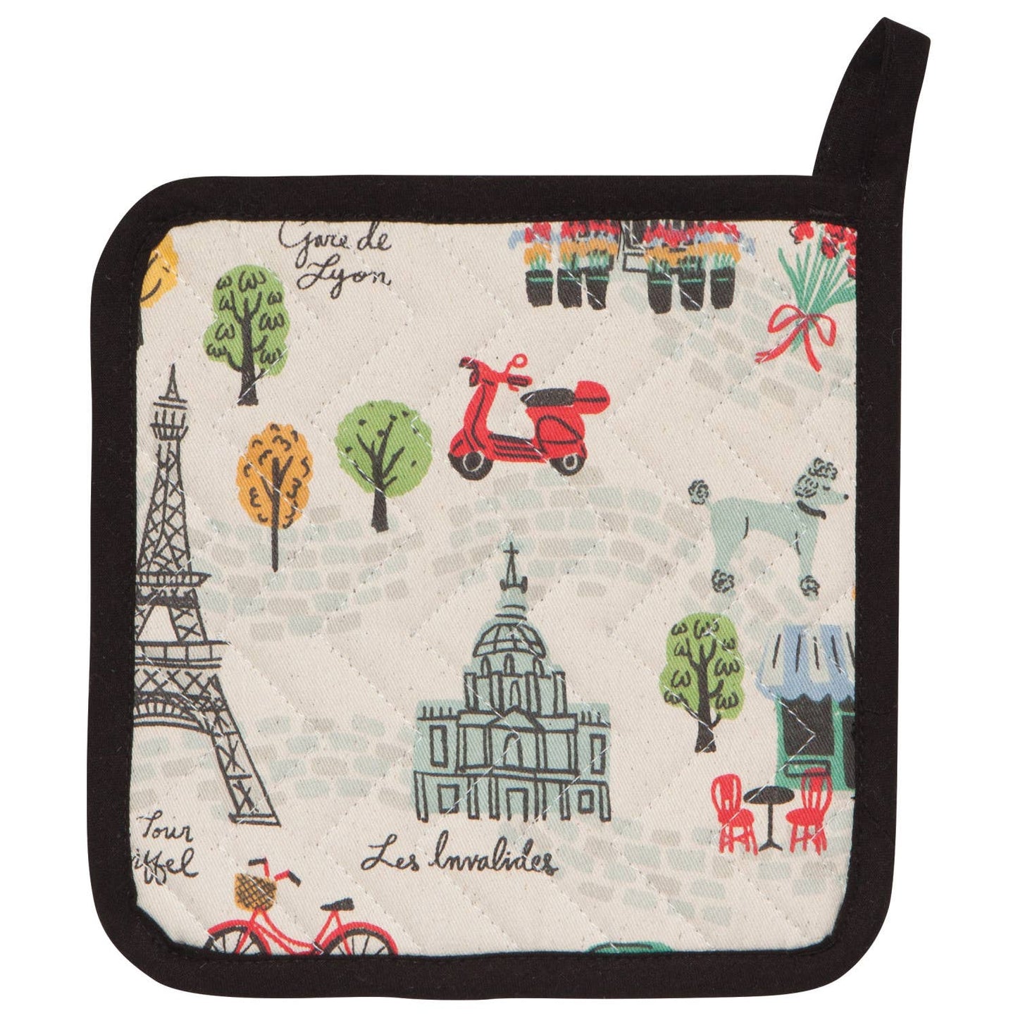 Meet Me In Paris Potholder