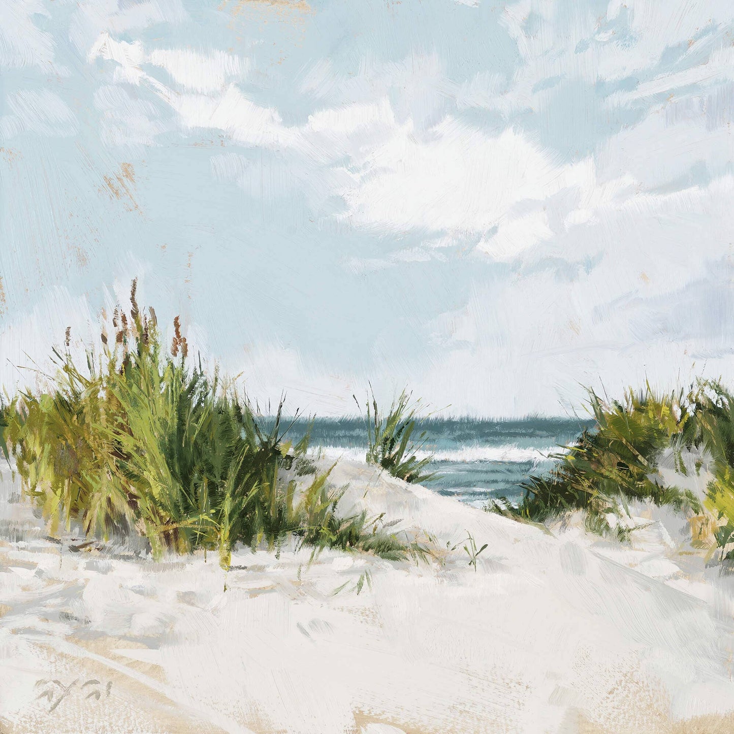 Beach Dune Giclee Canvas 05"x05"