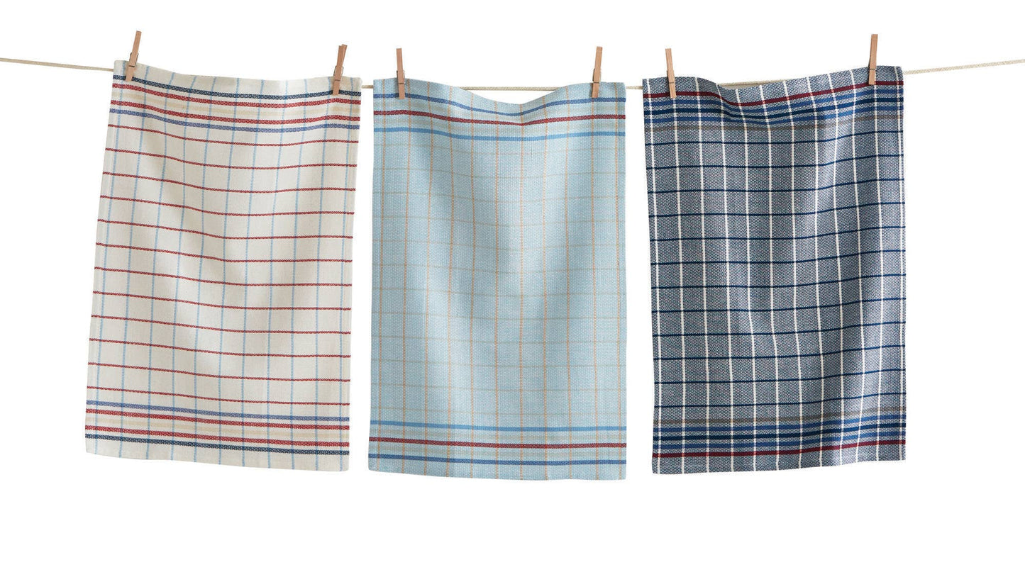 American Check Dishtowel (Set of 3)