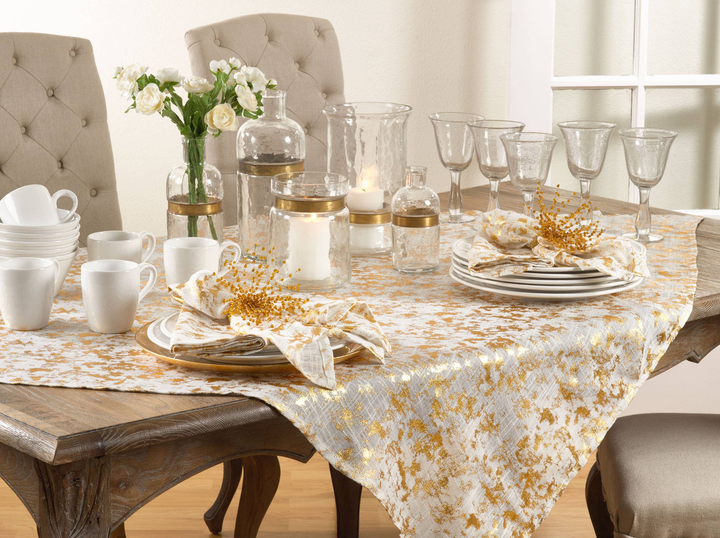 Foil Print Design Napkin