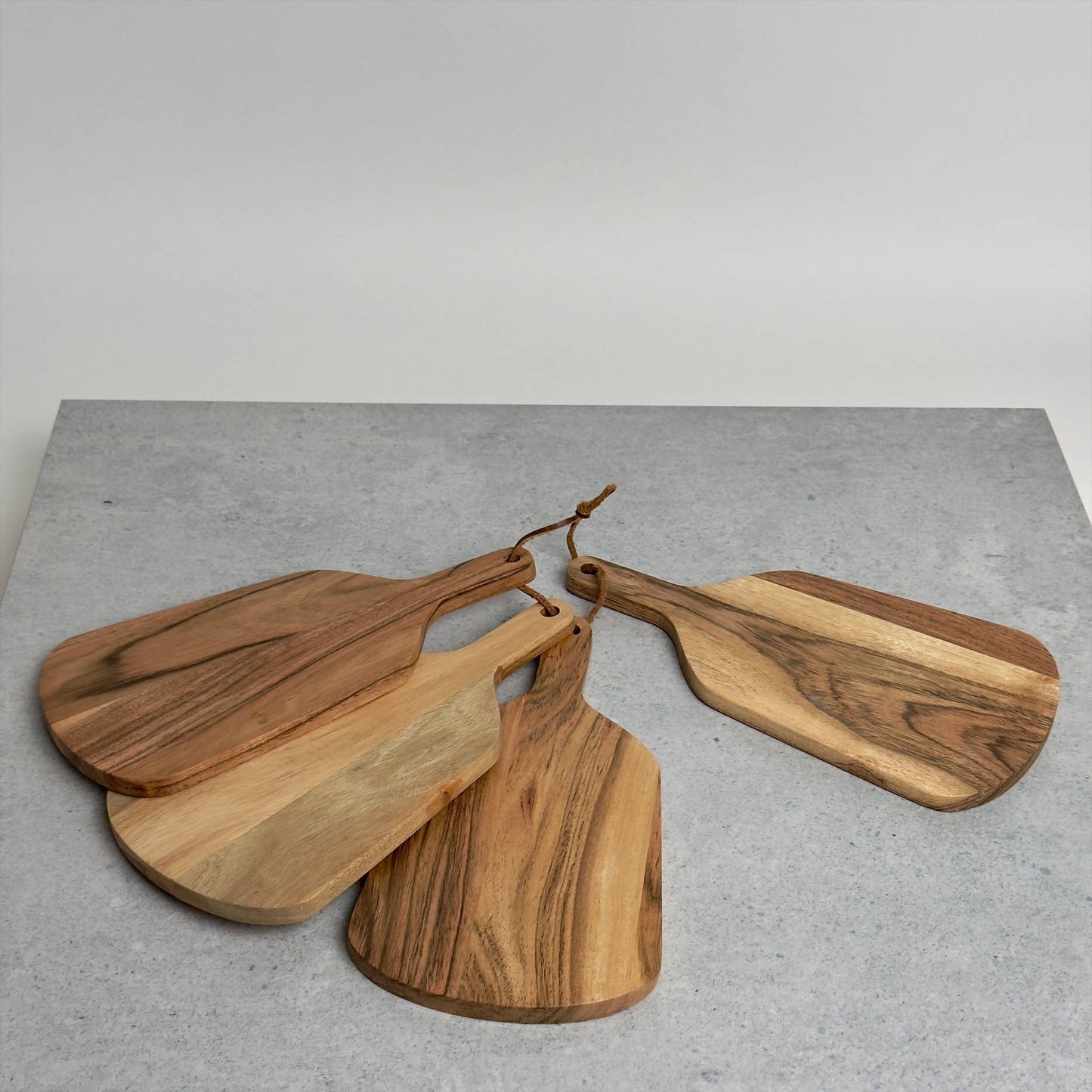 Acacia Wood Cheese Board (Set of 4)
