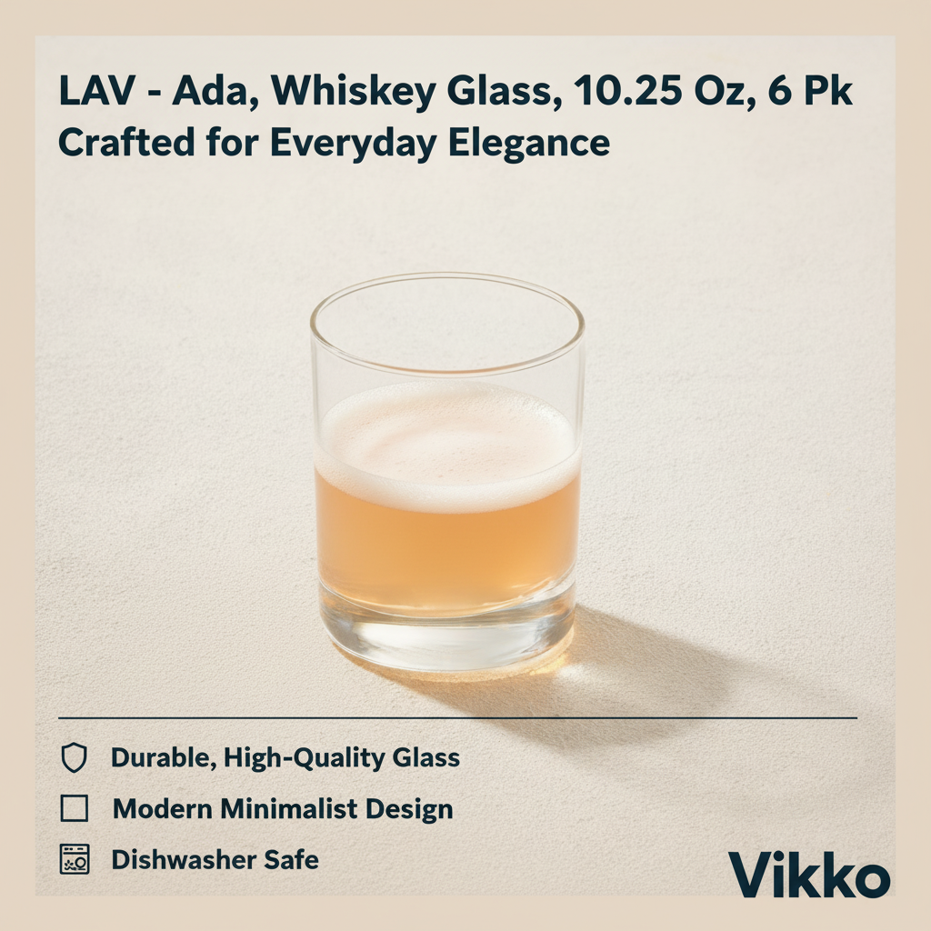 Ada Whiskey Glass 10.25 Oz