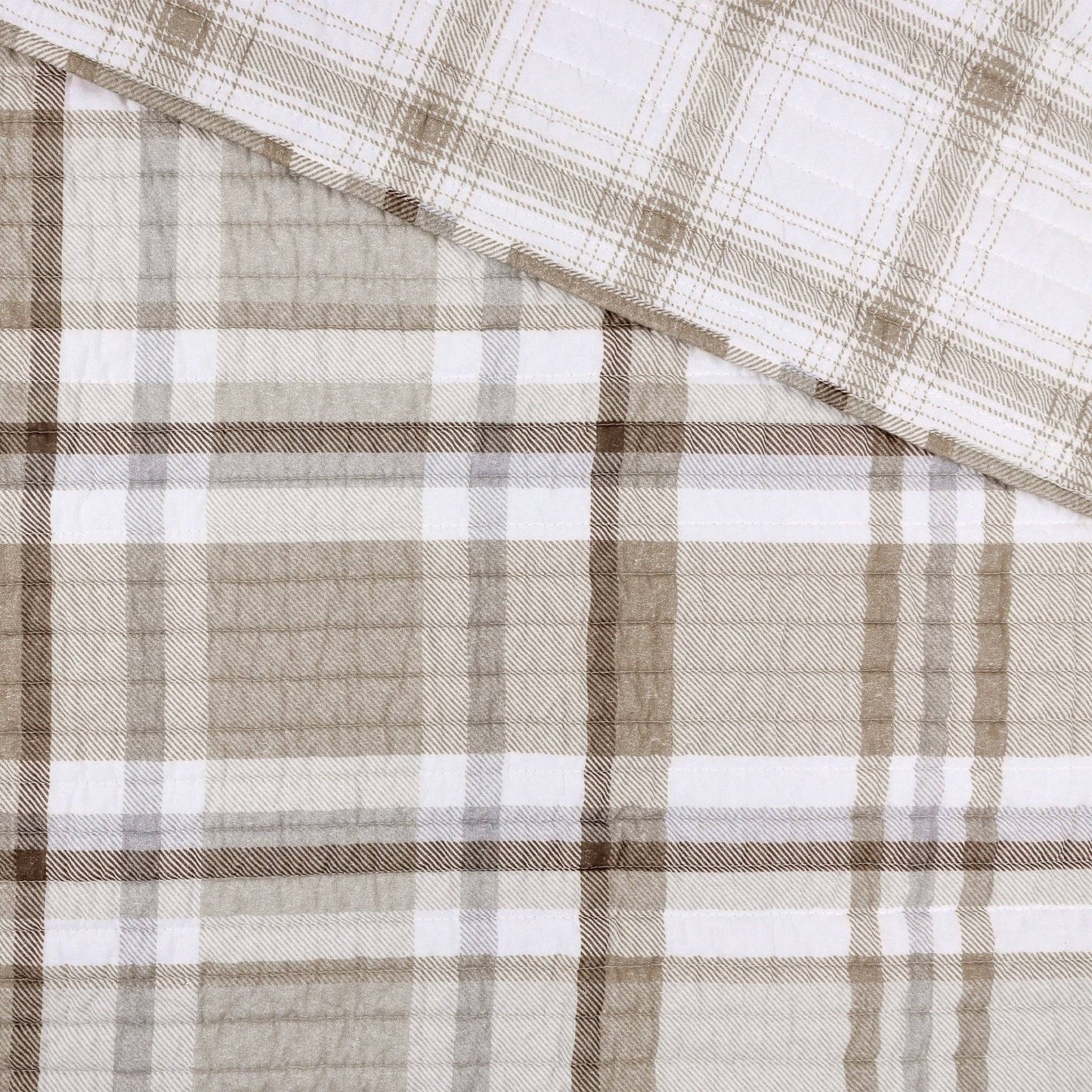 Spencer Plaid Quilted Throw