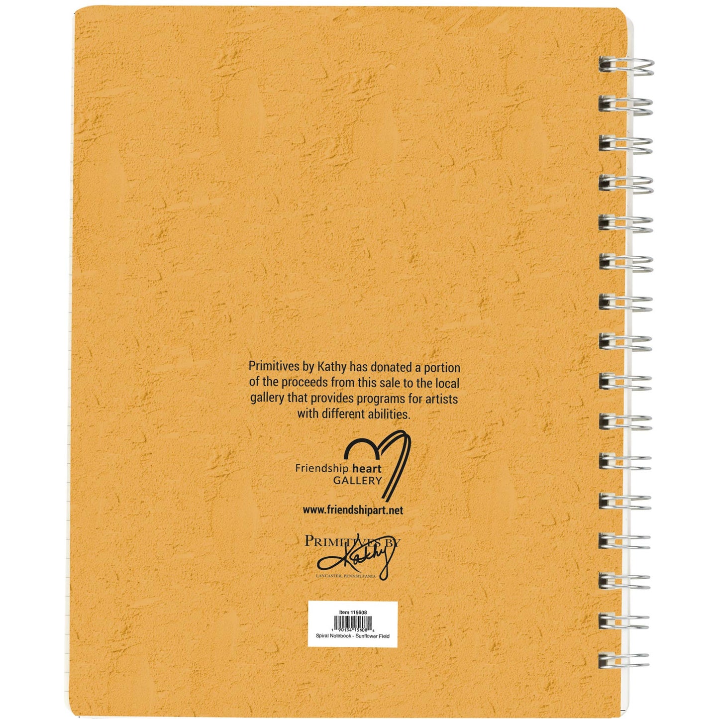 Sunflower Field Spiral Notebook