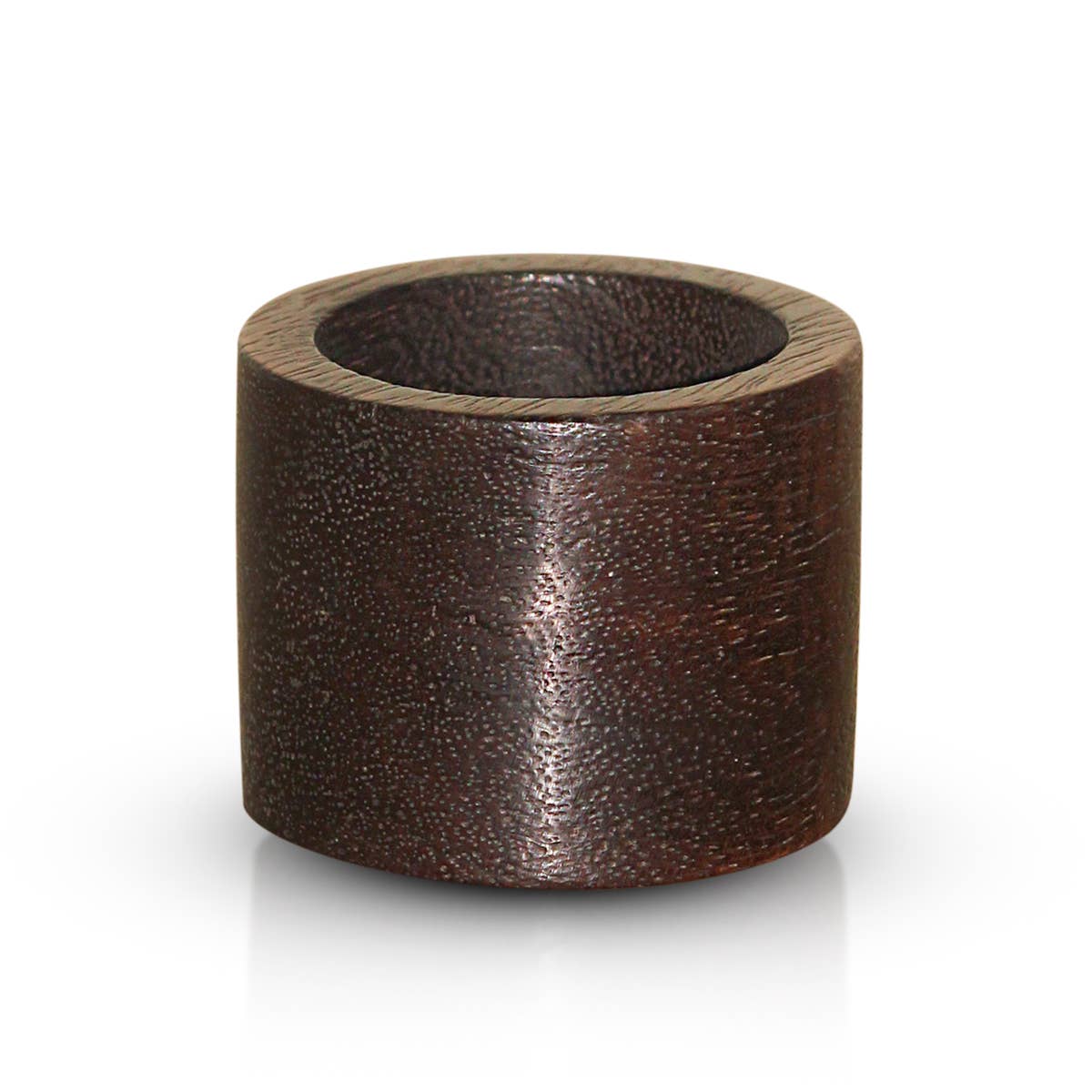 Natural Dark Wood Napkin Ring
