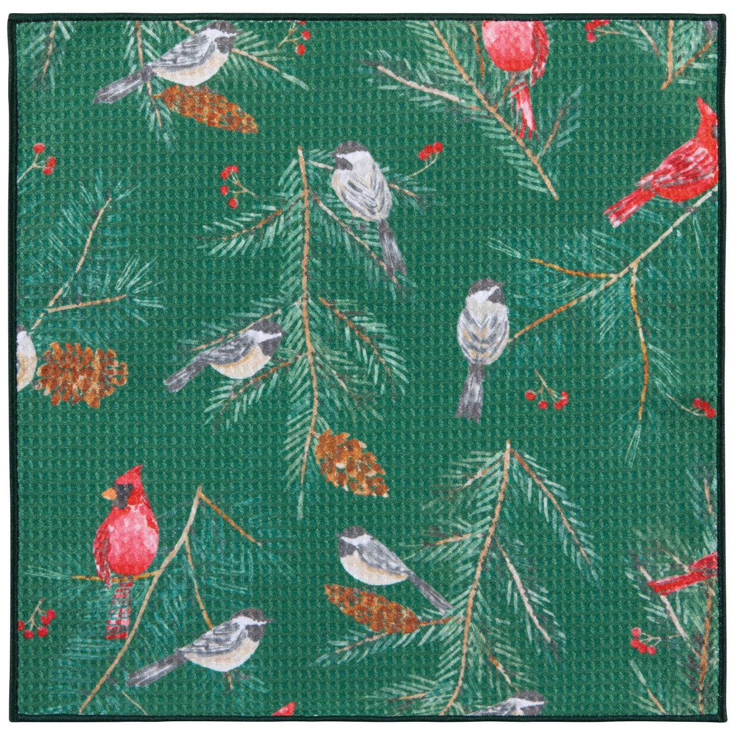 Birds & Boughs Christmas Recycled Microfibre Dishcloth Set
