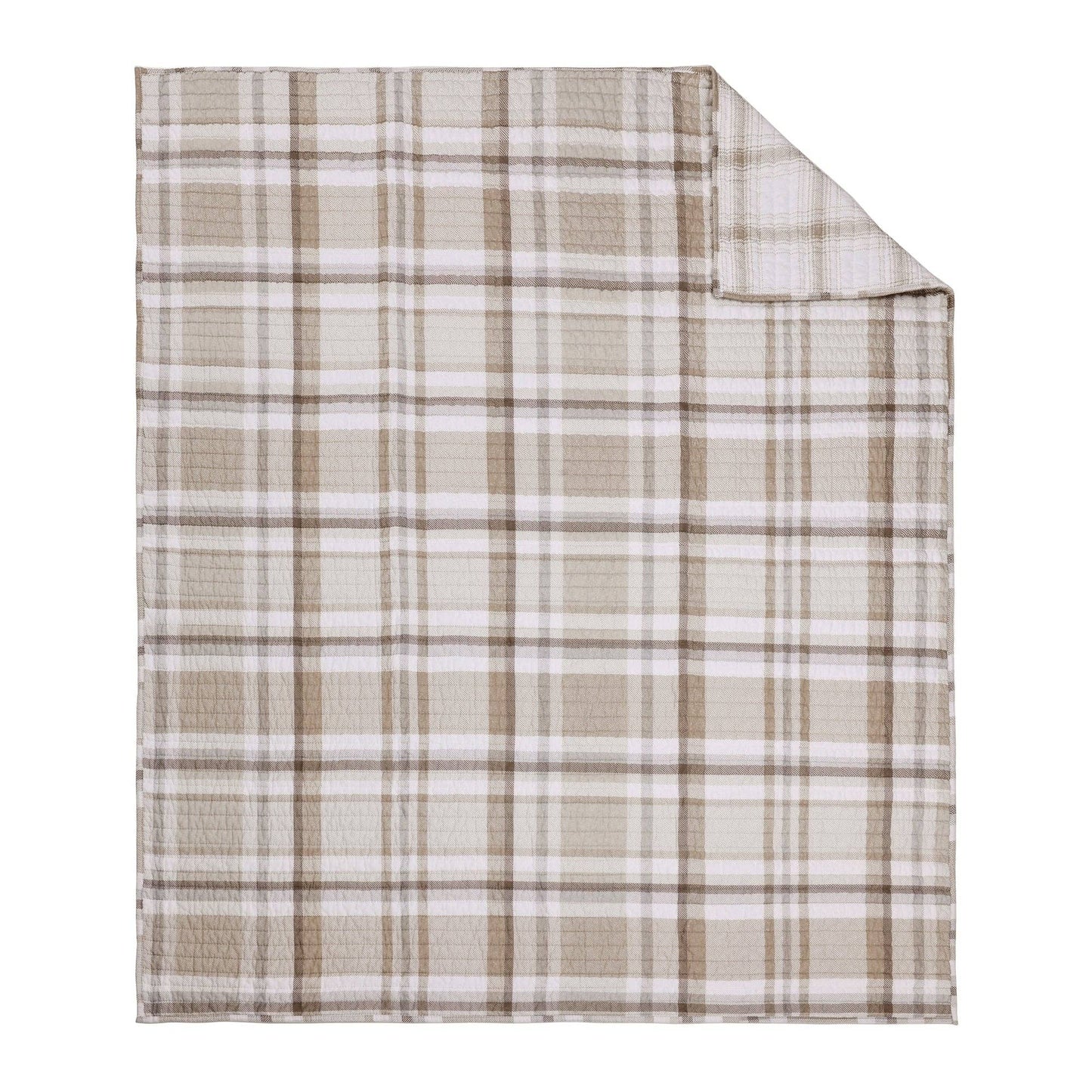Spencer Plaid Quilted Throw
