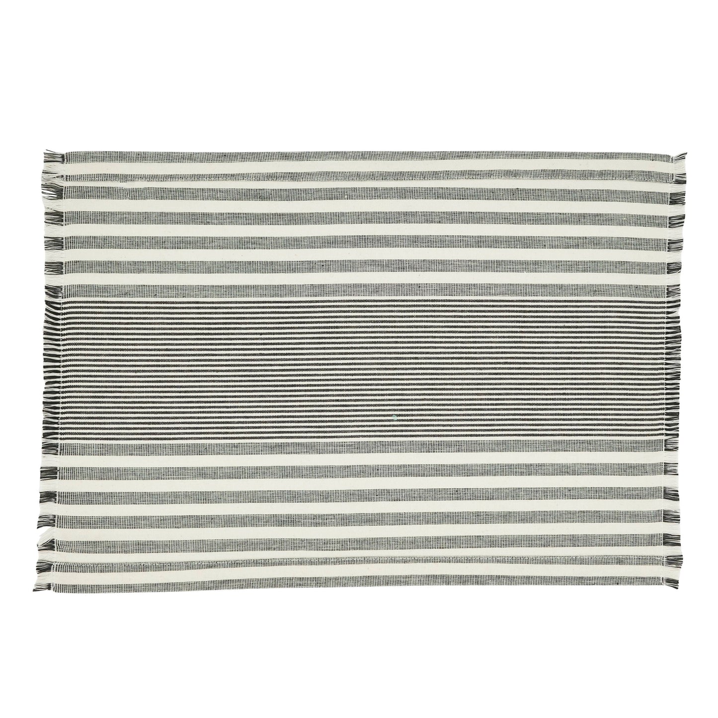 Black and White Stripe Placemat