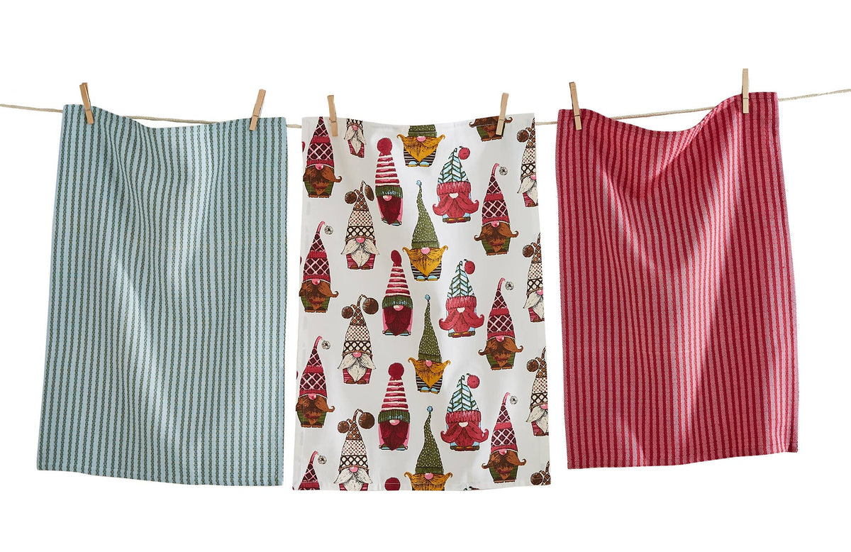 Hanging With My Gnomies Dishtowles (Set of 3) M