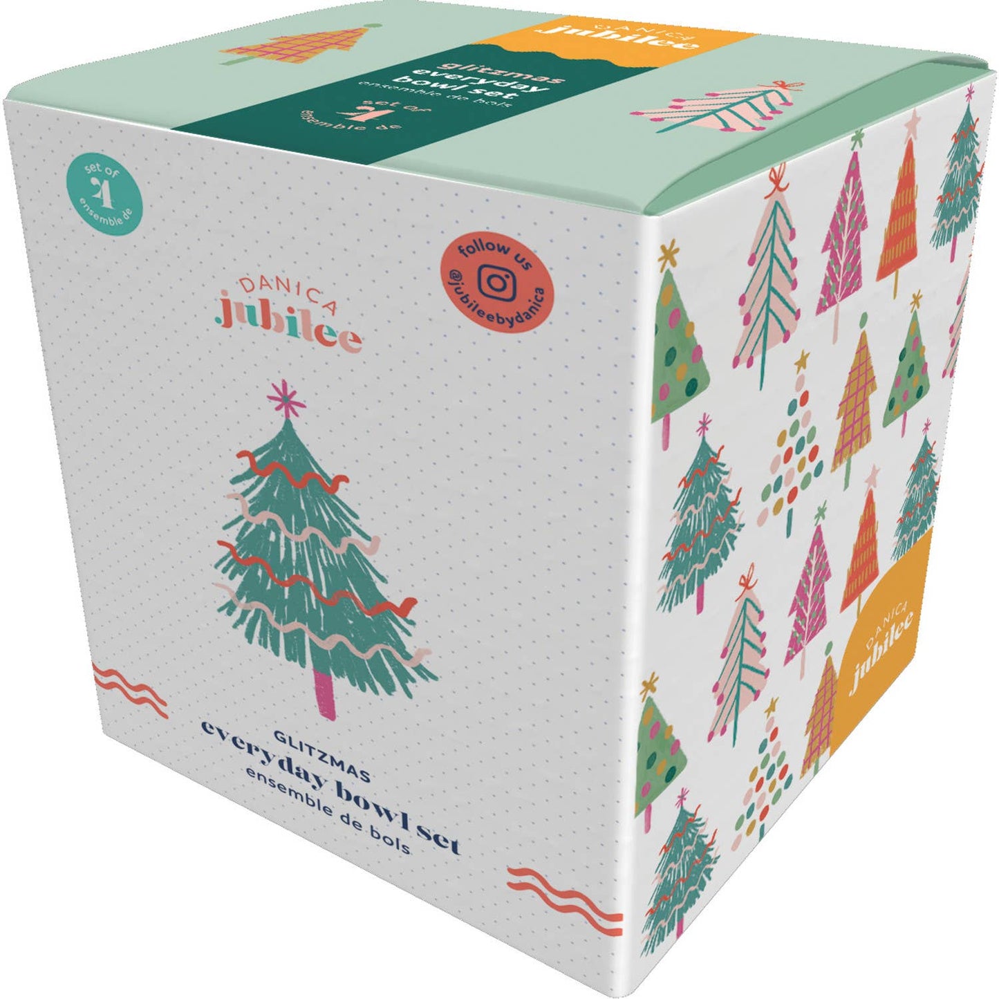 Glitzmas Christmas Bowls Set of 4