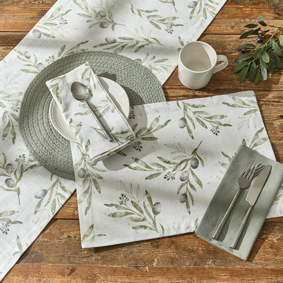 Olive Leaves Napkin
