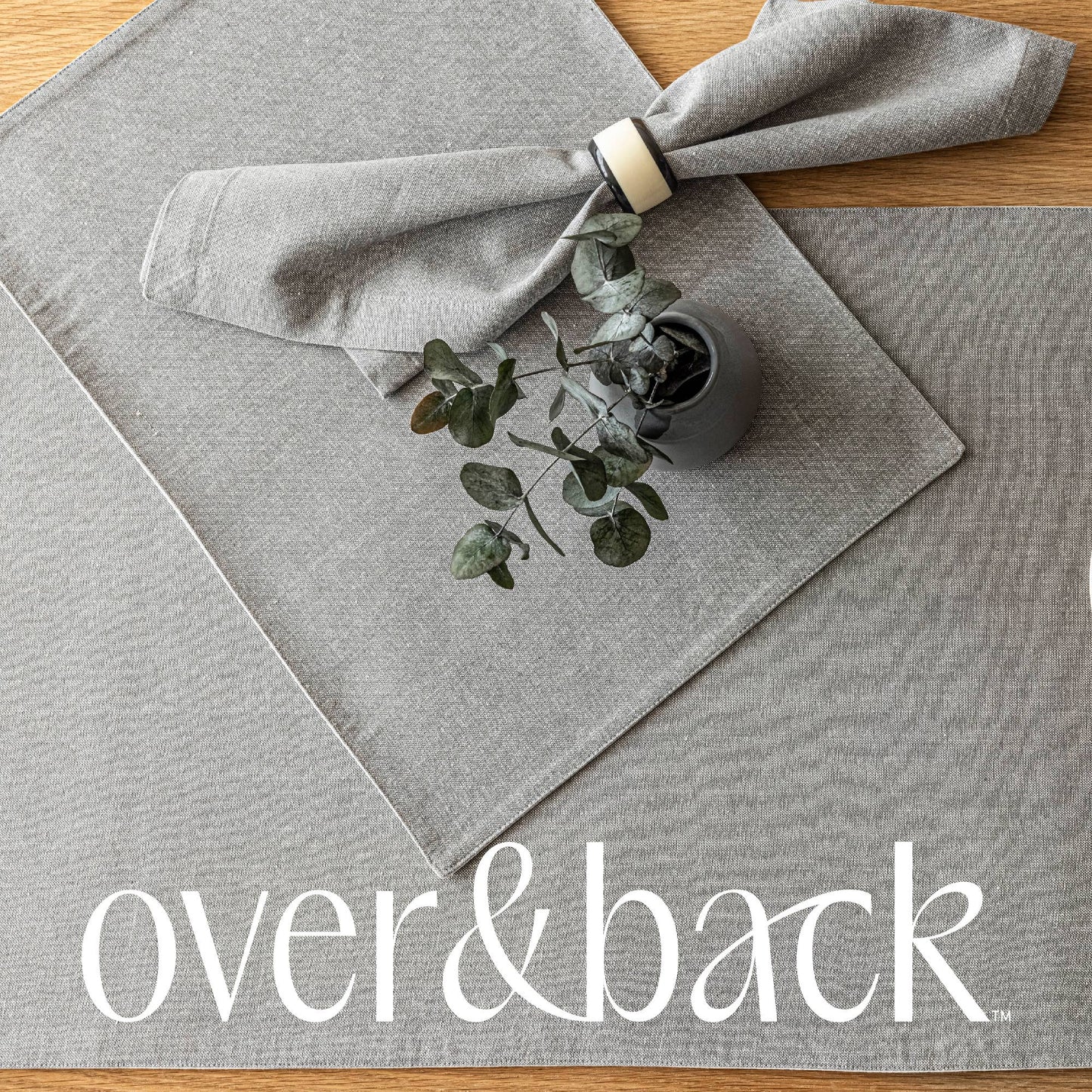 Woven Chambray Cotton Cloth Napkin (set of 4)