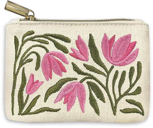 Flower Tulip Coin Pouch