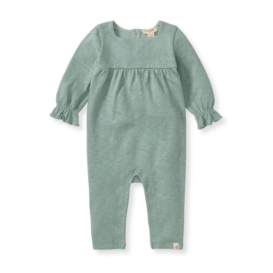 Burt's Bees Baby Chunky Slub Baby Girl Jumpsuit