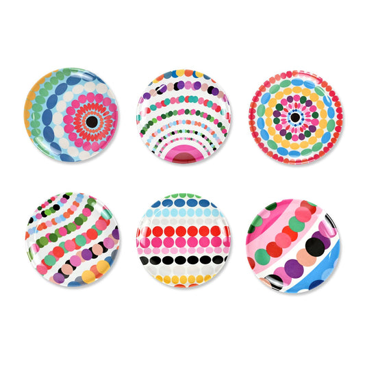 Bauble 6.5" Appetizer Plate - Set of 6