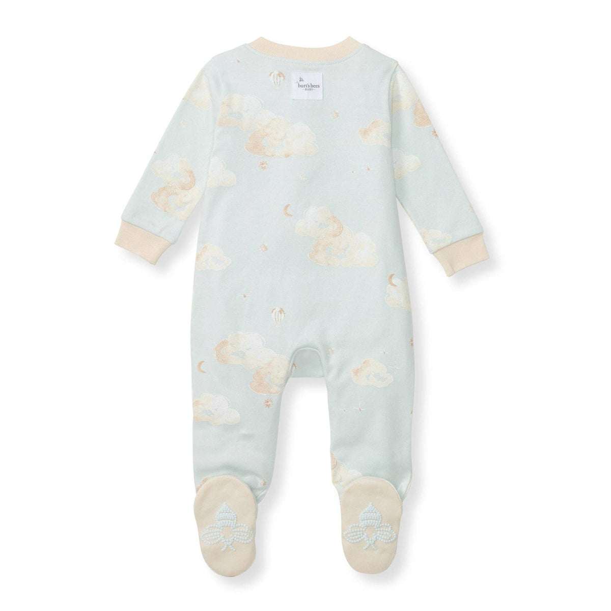 Burt's Bees Baby Good Night Sky Organic Cotton Sleep & Play (Ice Flow)
