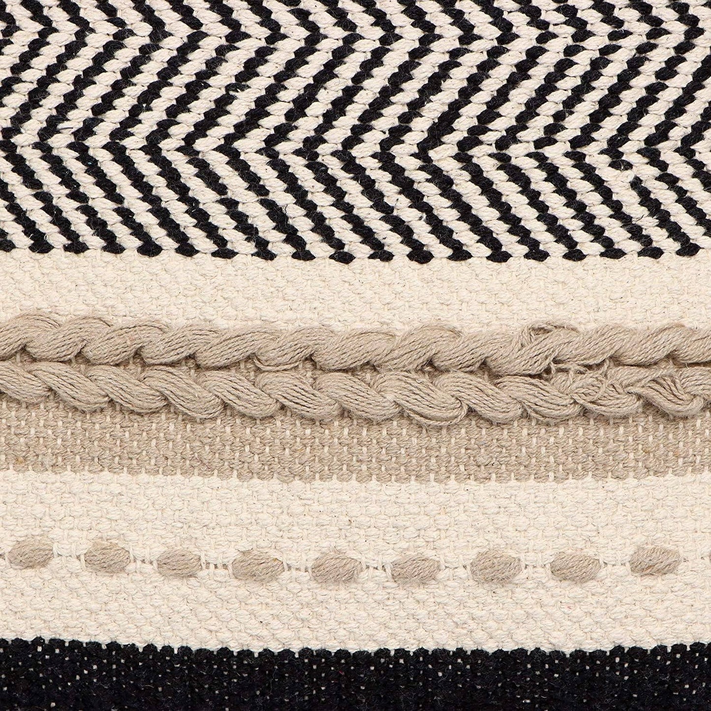 RedEarth Textured Throw Pillow Cover (18x18)