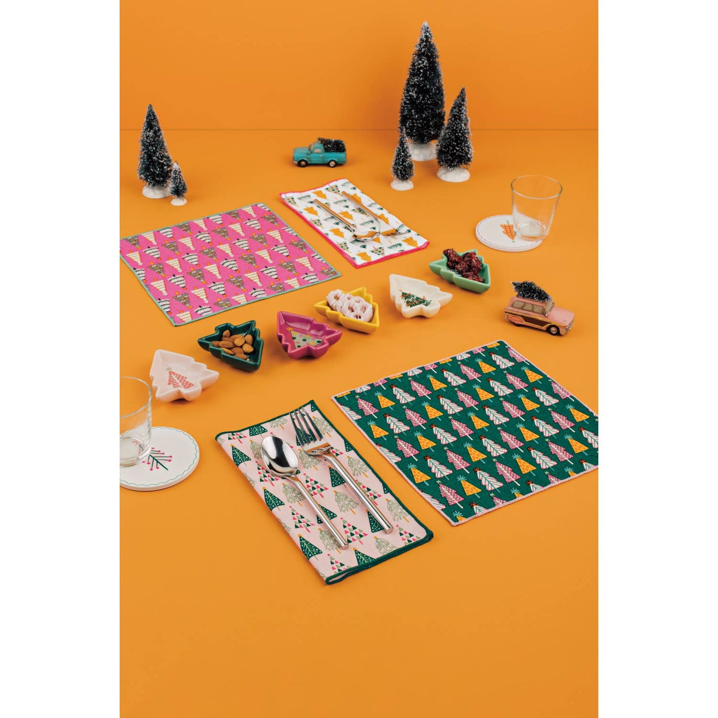 Glitzmas Cocktail Christmas Napkins Set of 4