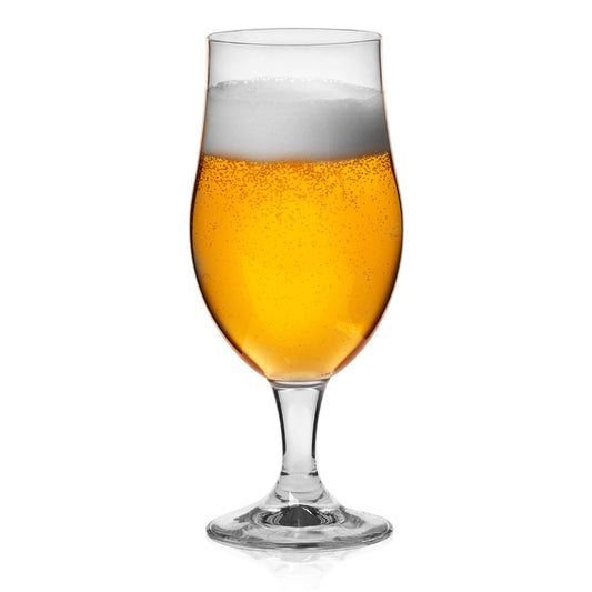 Craft Brew Belgian Beer Glasses - 16.5-ounce