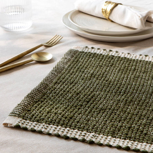 Lattice Olive Branch Placemat