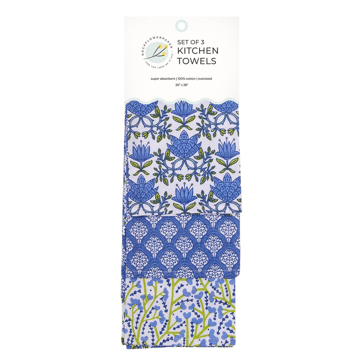 Tilly & Fifer Cotton Kitchen Towels (Set of 3)