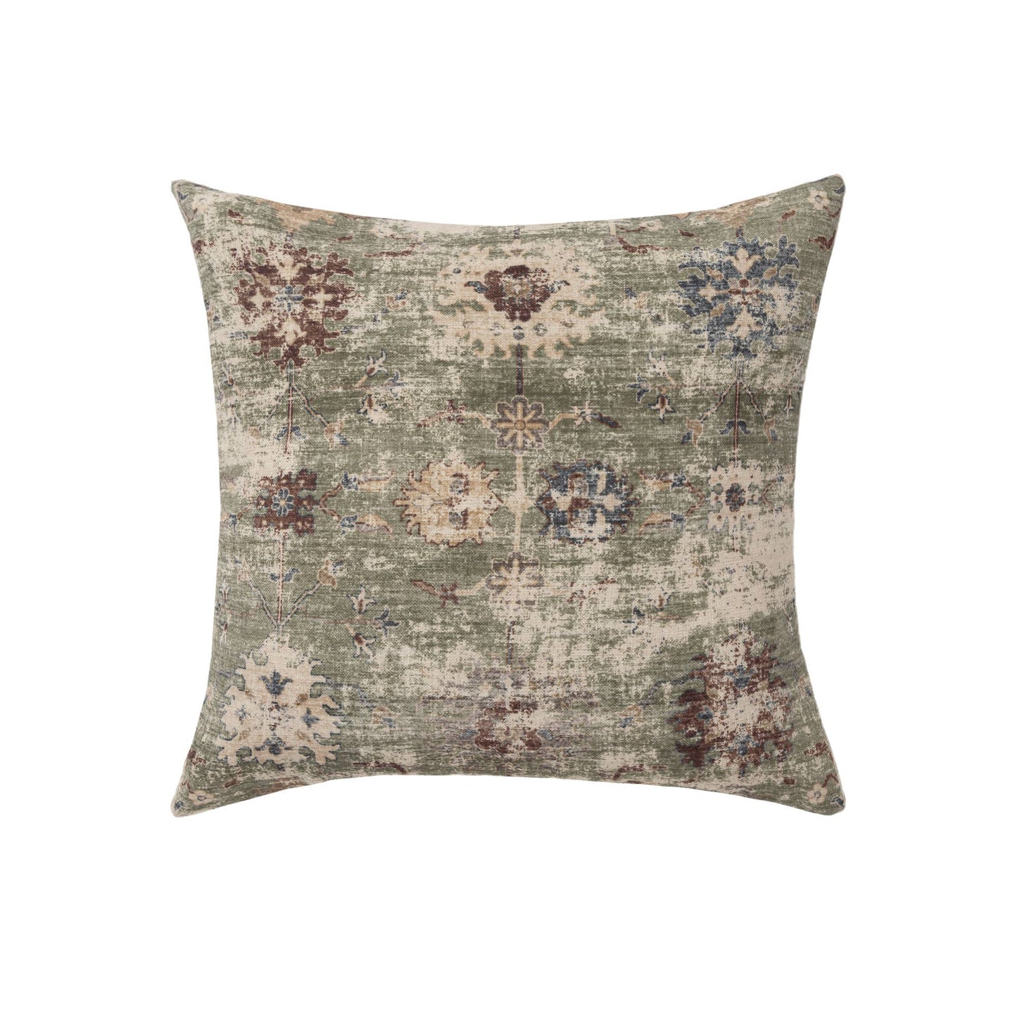 Bohemian Floral Throw Pillow 18"