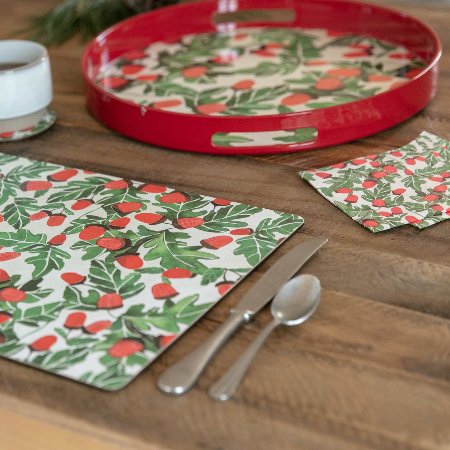 Holiday Acorn Paper Napkins