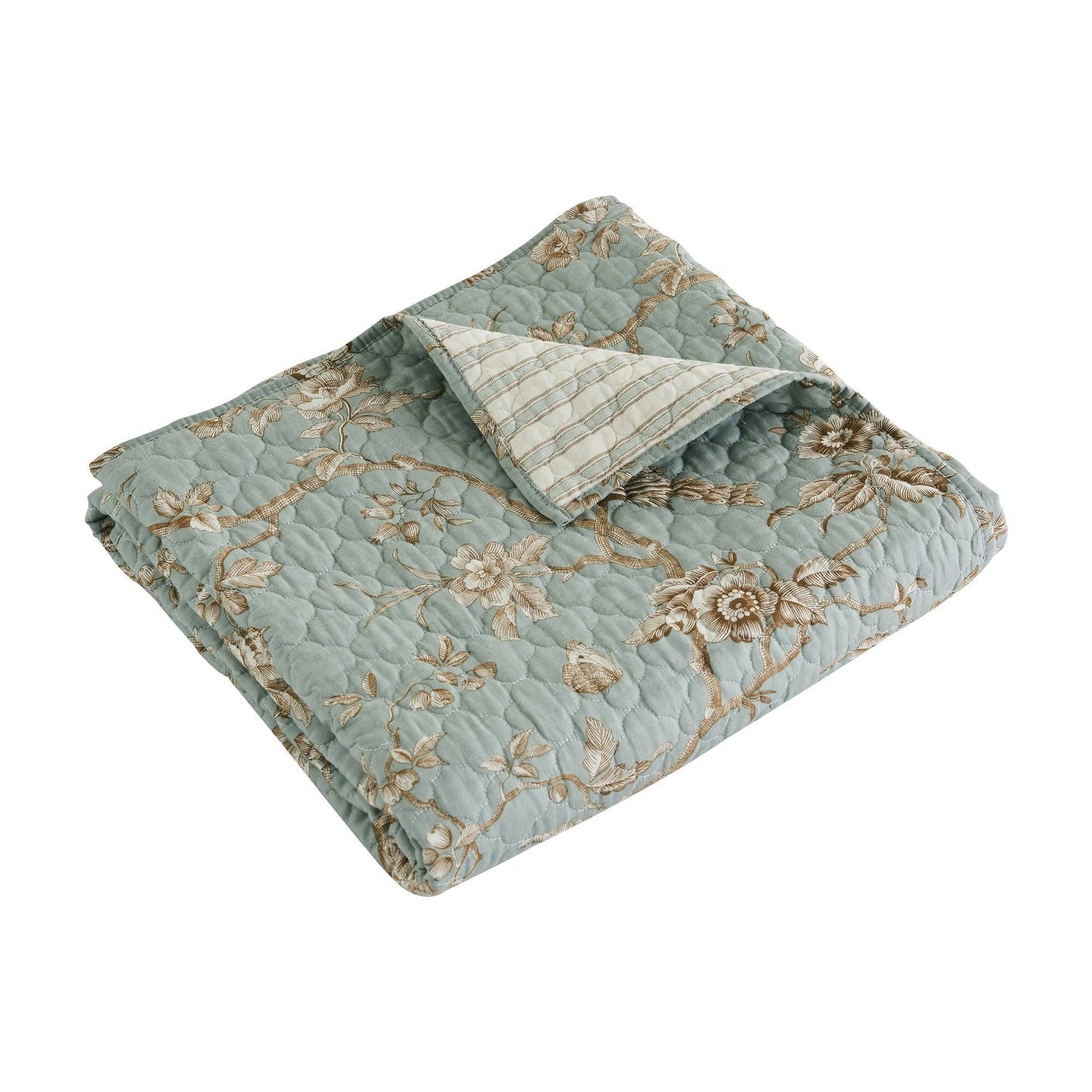 Lyon Teal Throw Blanket