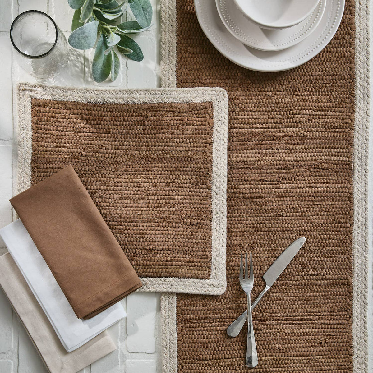 Dune Table Runner 72" L - Burro