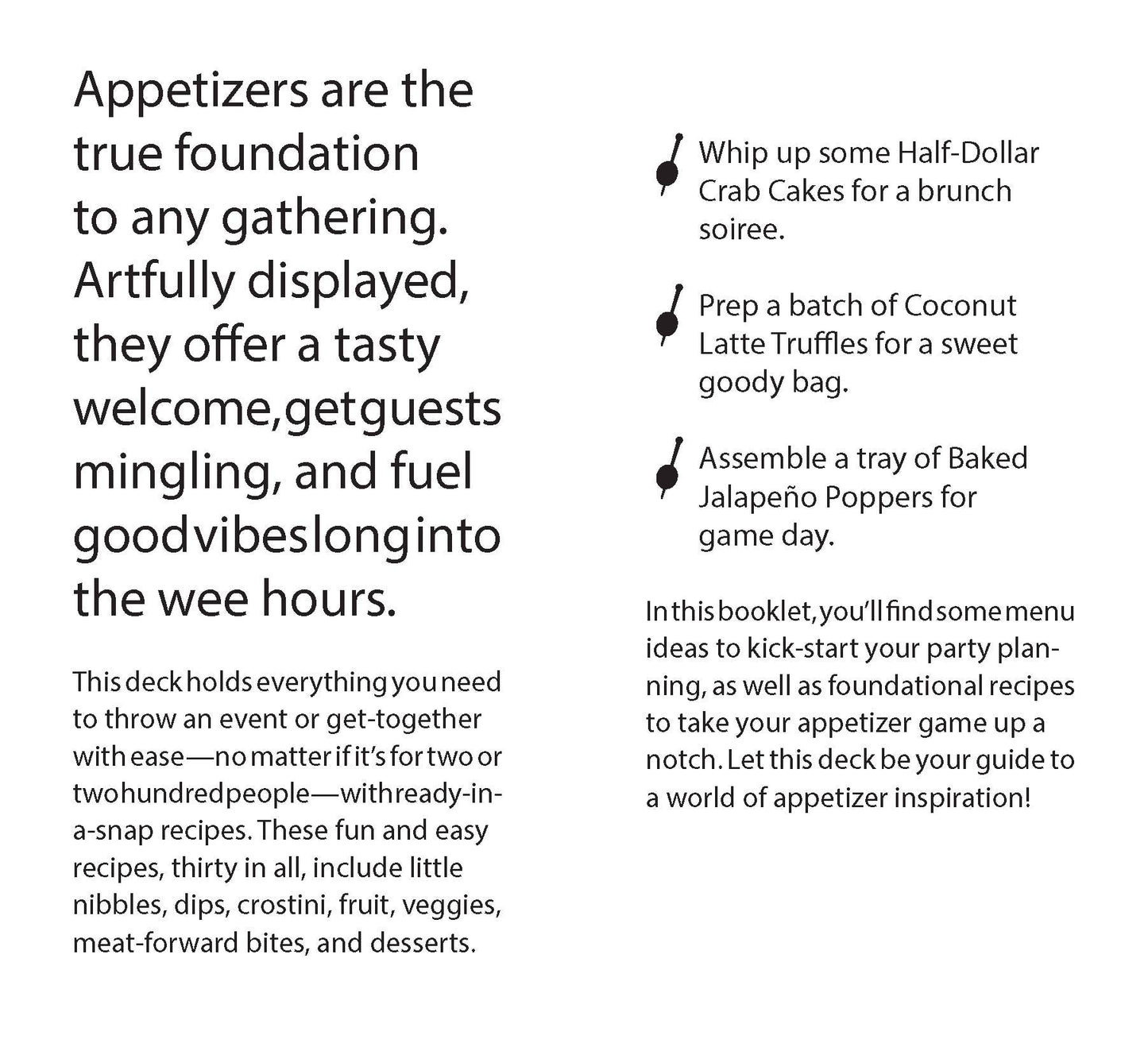 Appetizer Deck