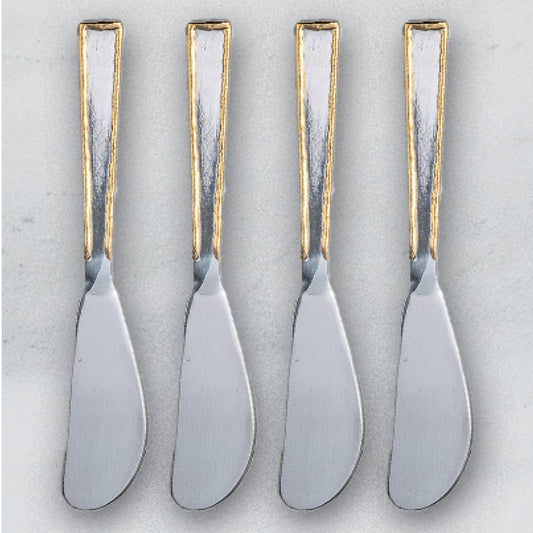 SS Gilded Edge Spreaders (Set of 4)