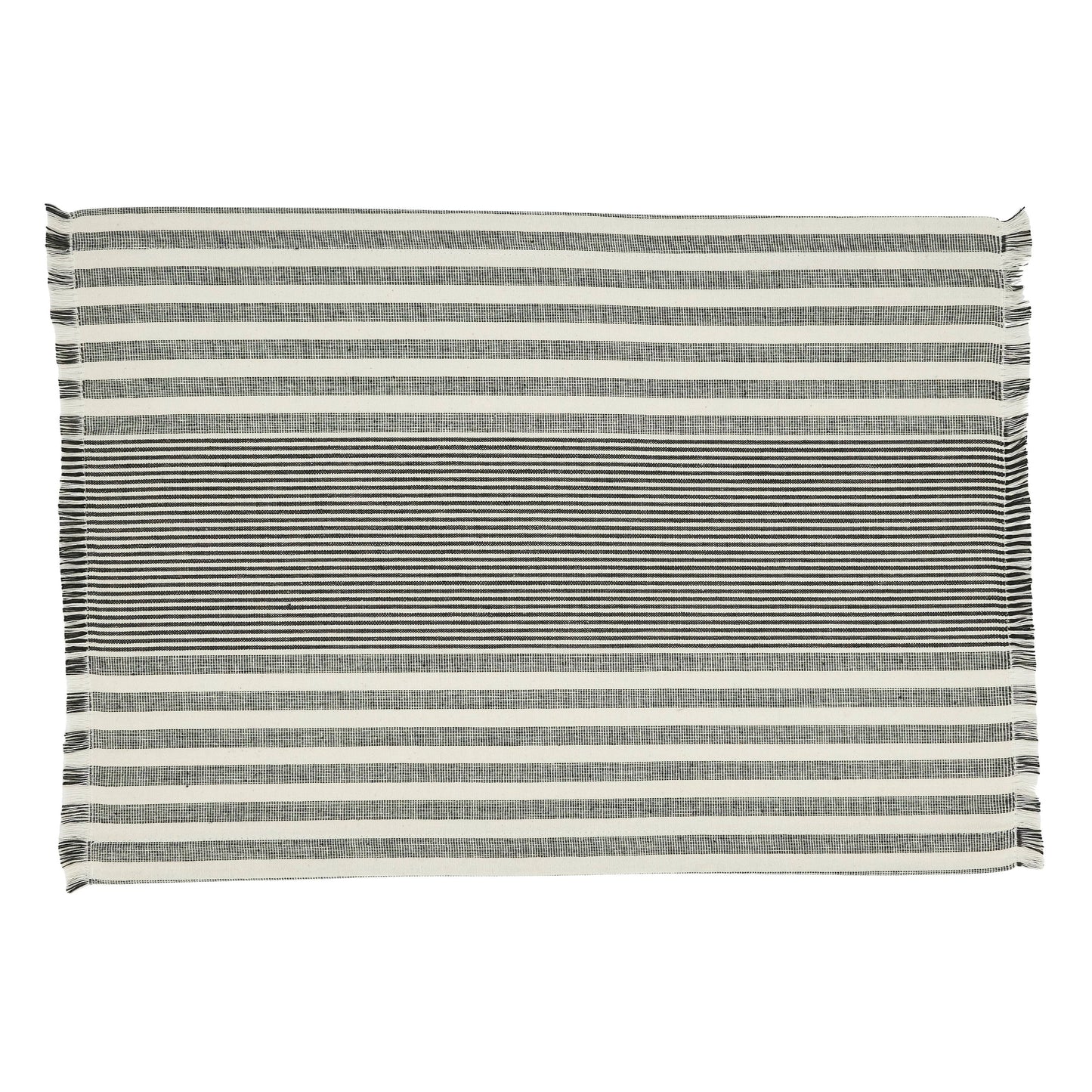 Black and White Stripe Placemat