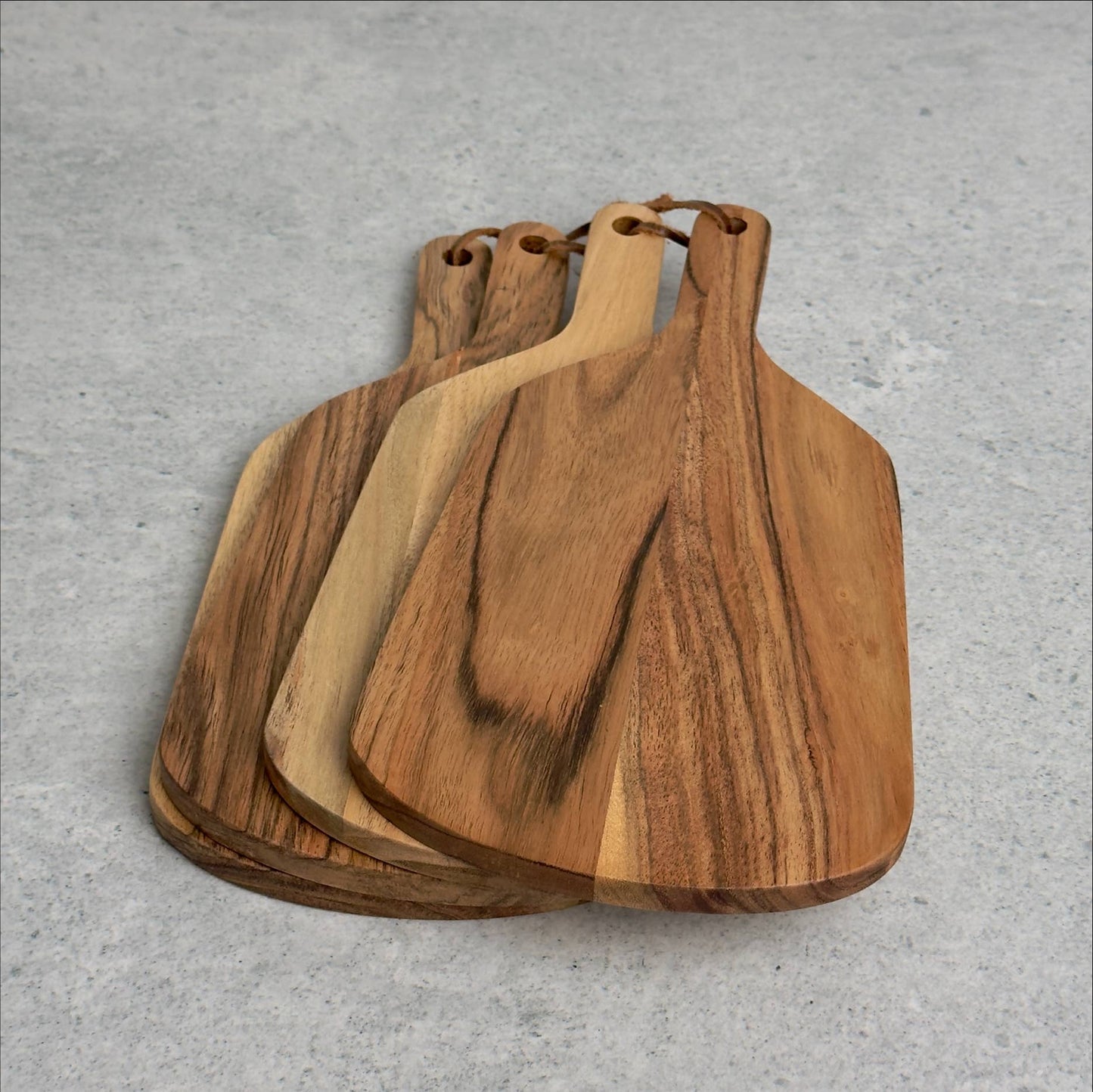 Acacia Wood Cheese Board (Set of 4)