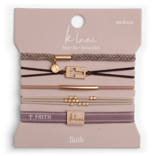 Faith Hair-Tie Bracelet