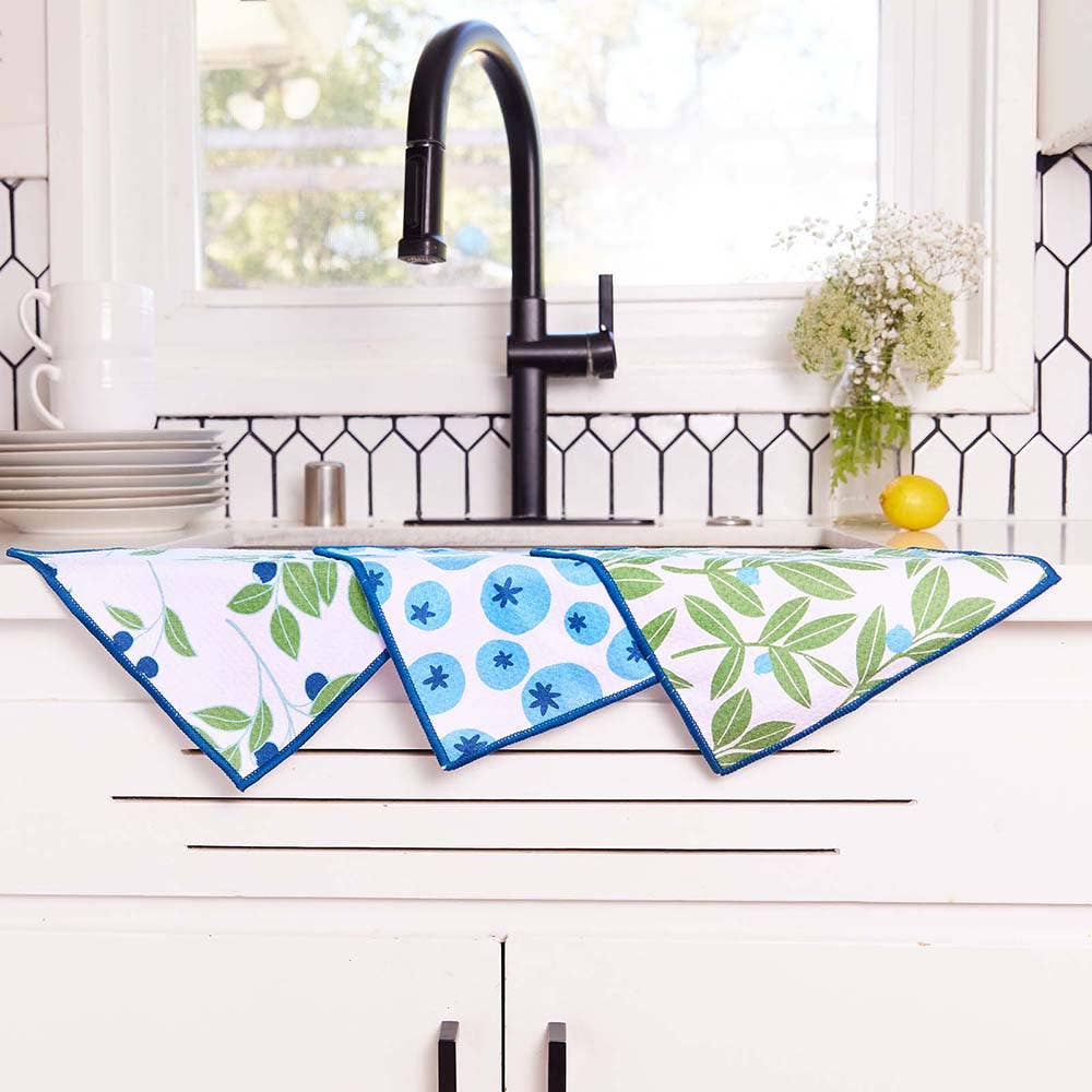 Blueberry Medley Eco Dish Cloth (Set of 3)