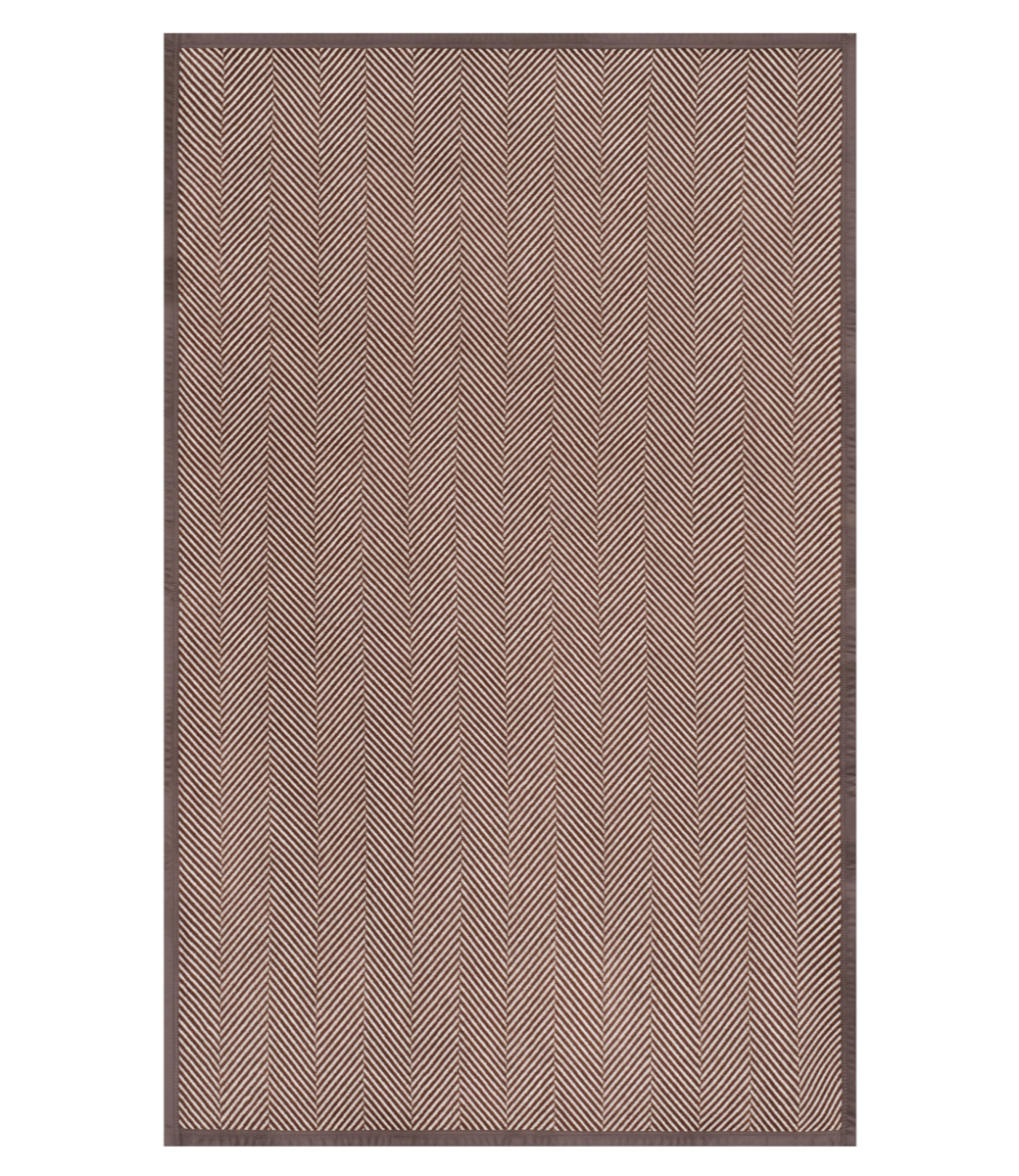 ChappyWrap Harborview Herringbone Chocolate Midi Blanket