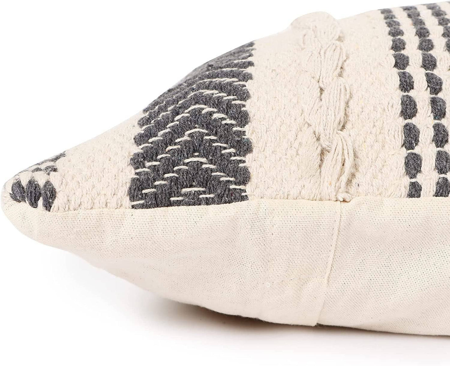 RedEarth Textured Throw Pillow Cover (18x18)