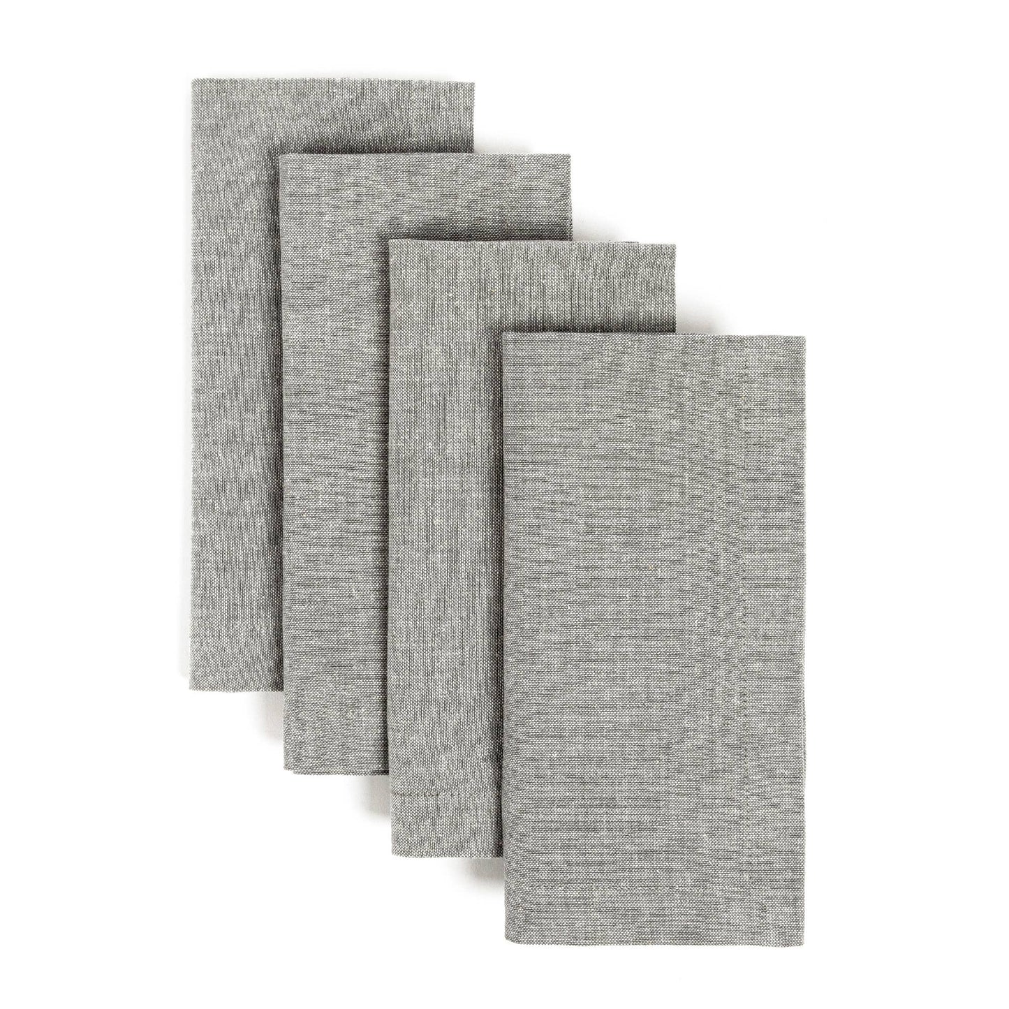 Woven Chambray Cotton Cloth Napkin (set of 4)