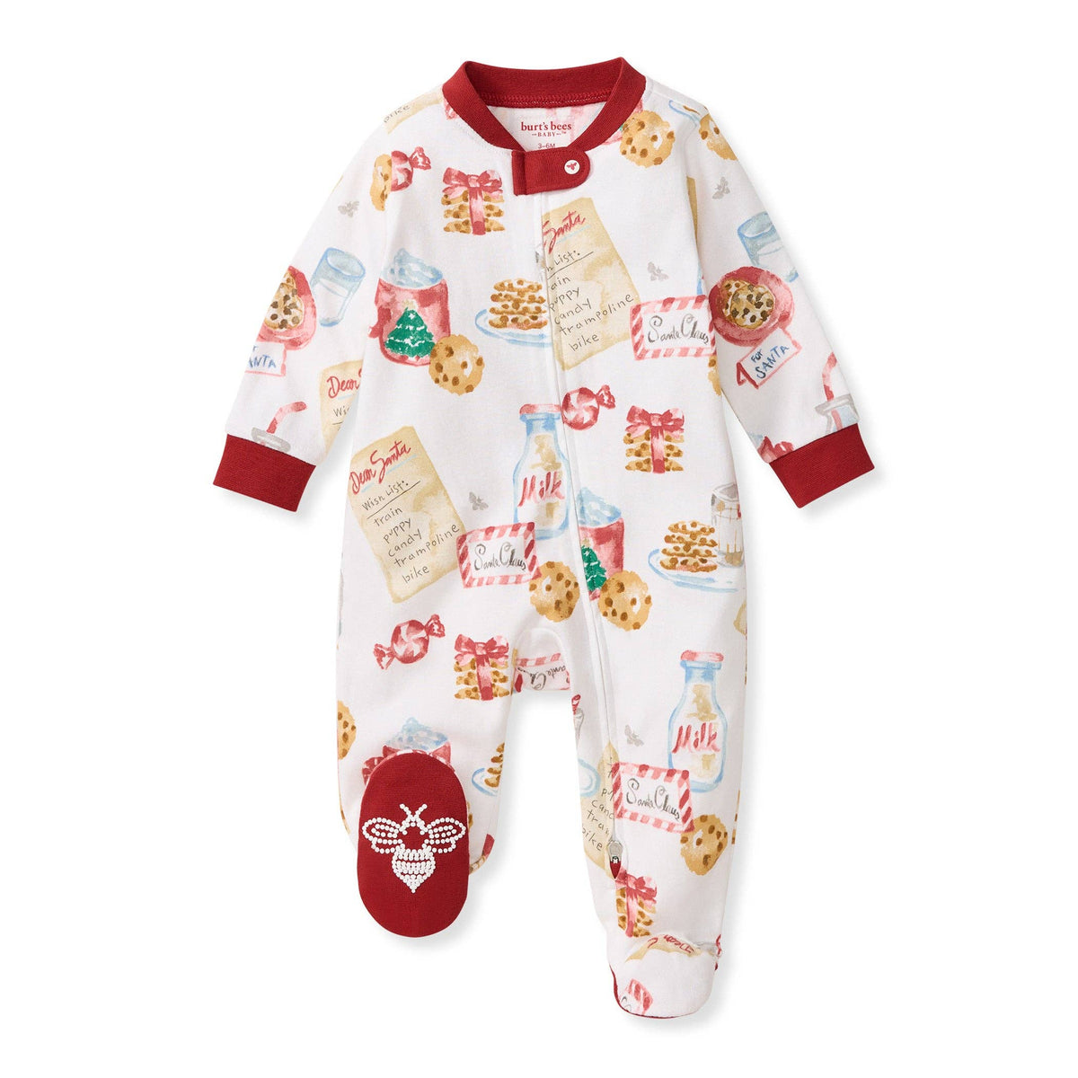 Burt's Bees Baby Cookies For Santa Organic Cotton Sleep & Play