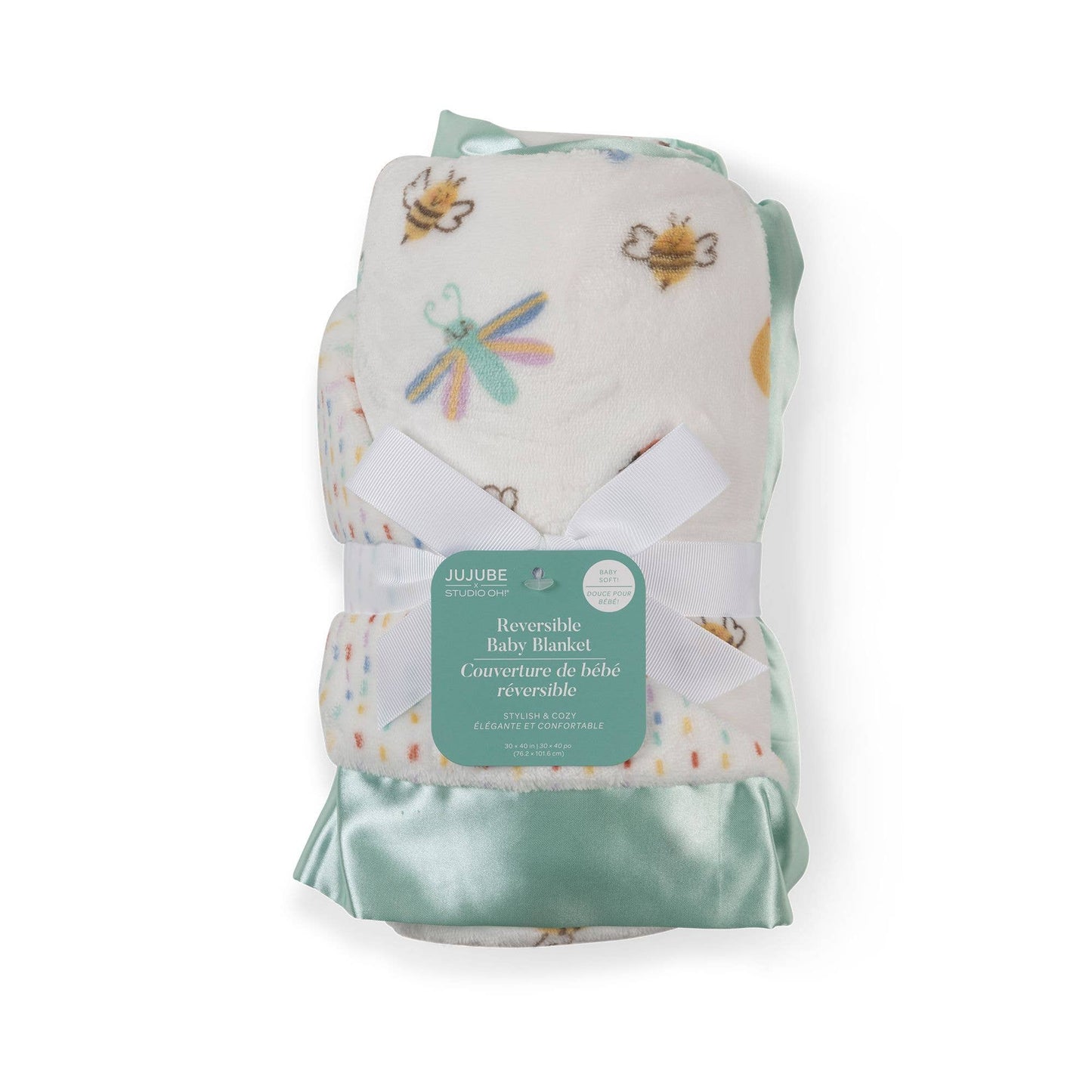 Reversible Baby Blanket  Love Bug