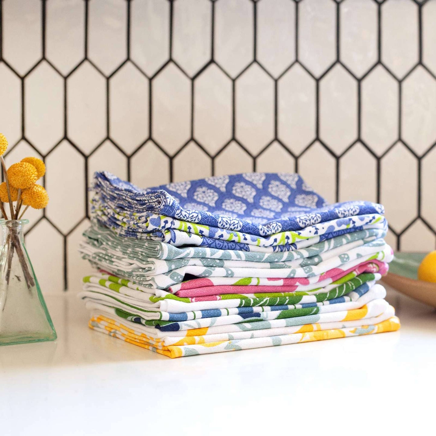 Tilly & Fifer Cotton Kitchen Towels (Set of 3)