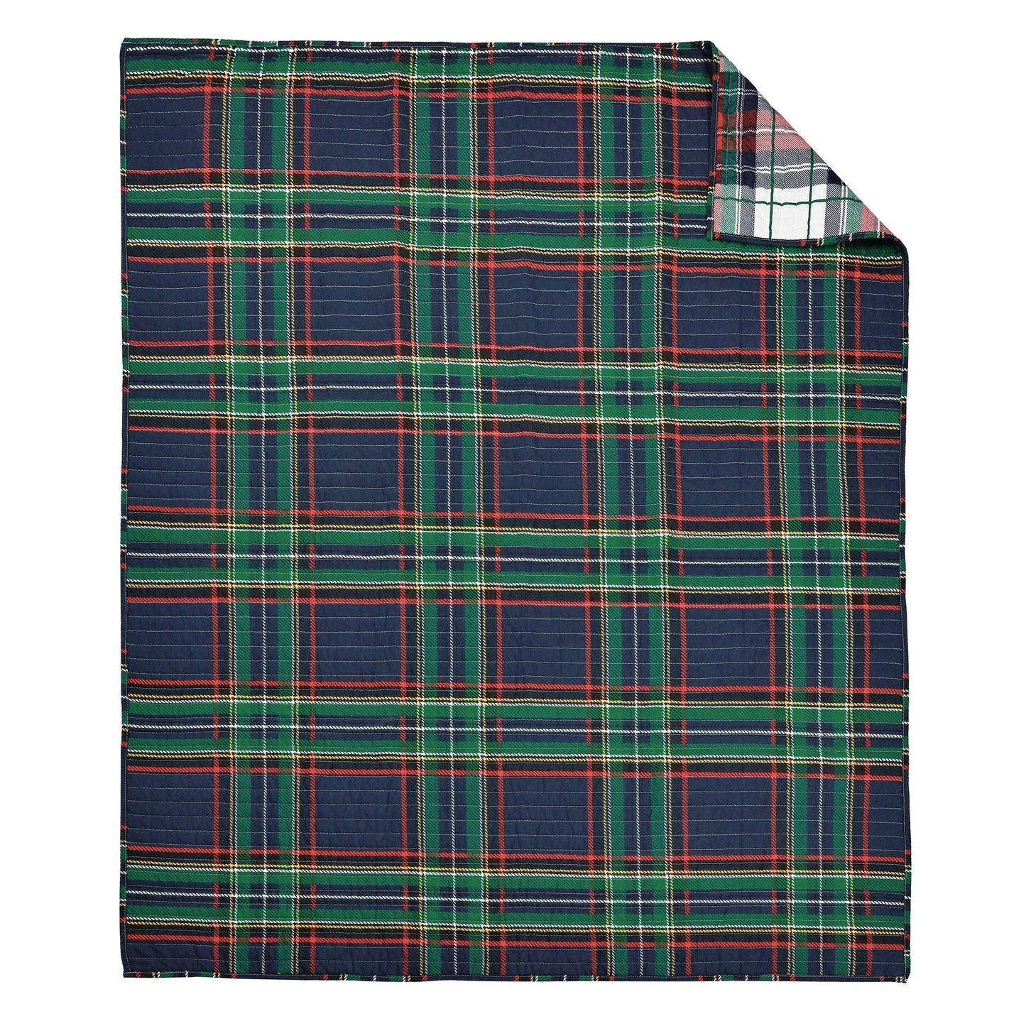 Spencer Plaid Quilted Throw