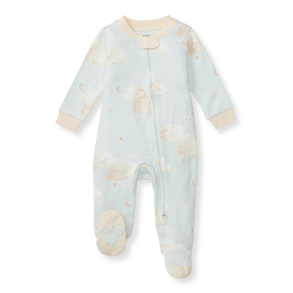 Burt's Bees Baby Good Night Sky Organic Cotton Sleep & Play (Ice Flow)