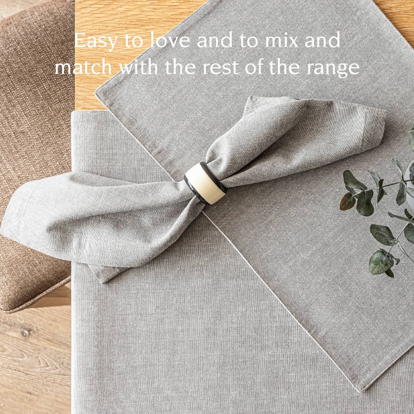 Woven Chambray Cotton Cloth Napkin (set of 4)
