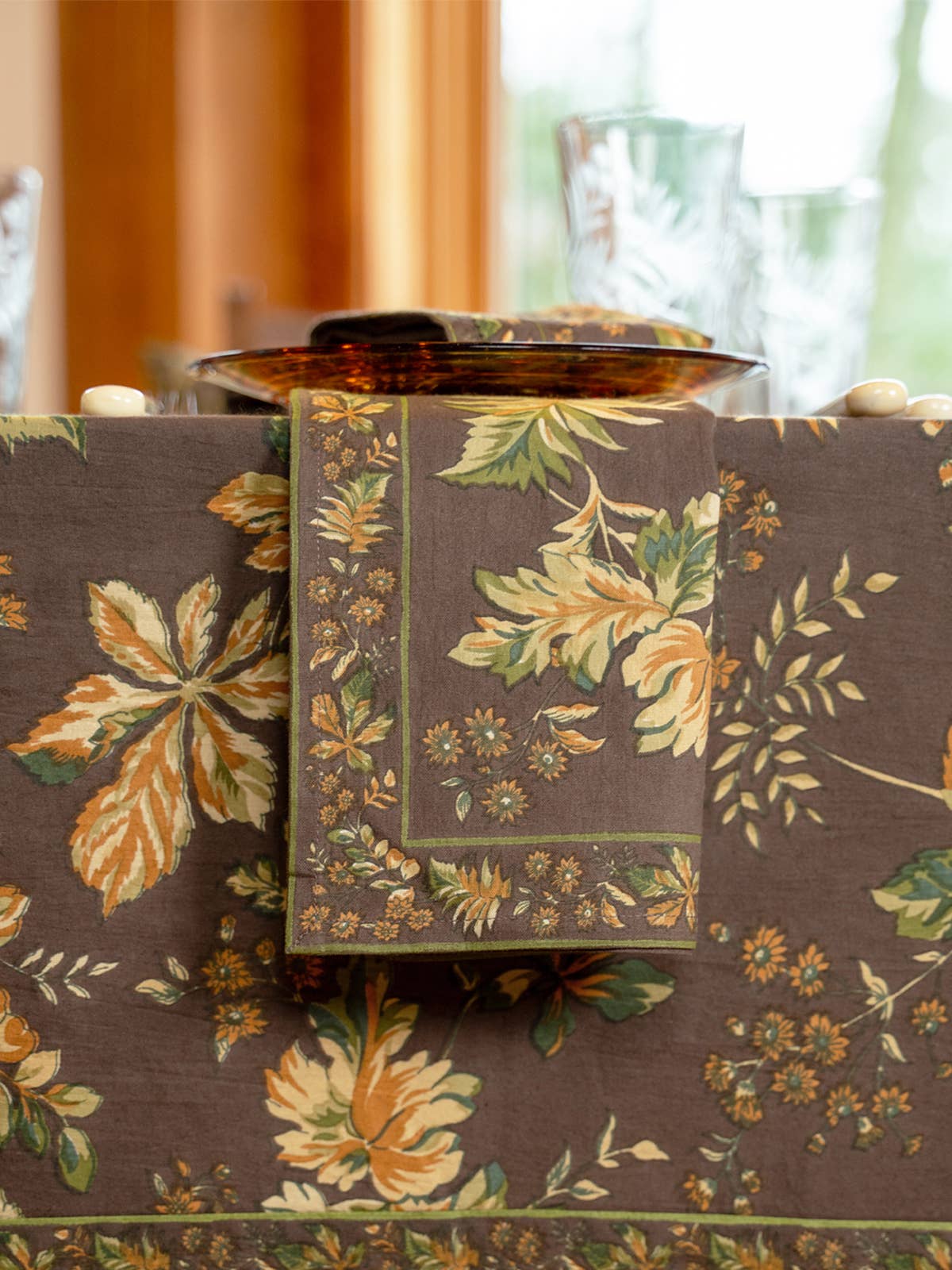 April Cornell Adirondack Chocolate Napkin (Set of 4)