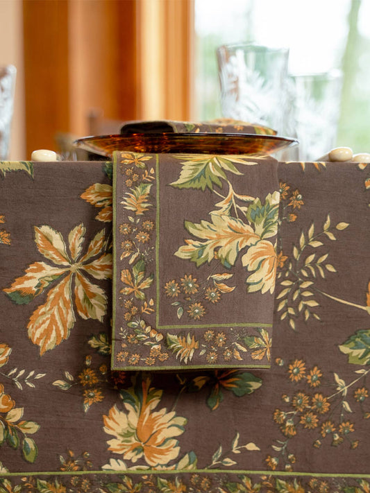 April Cornell Adirondack Chocolate Napkin (Set of 4)