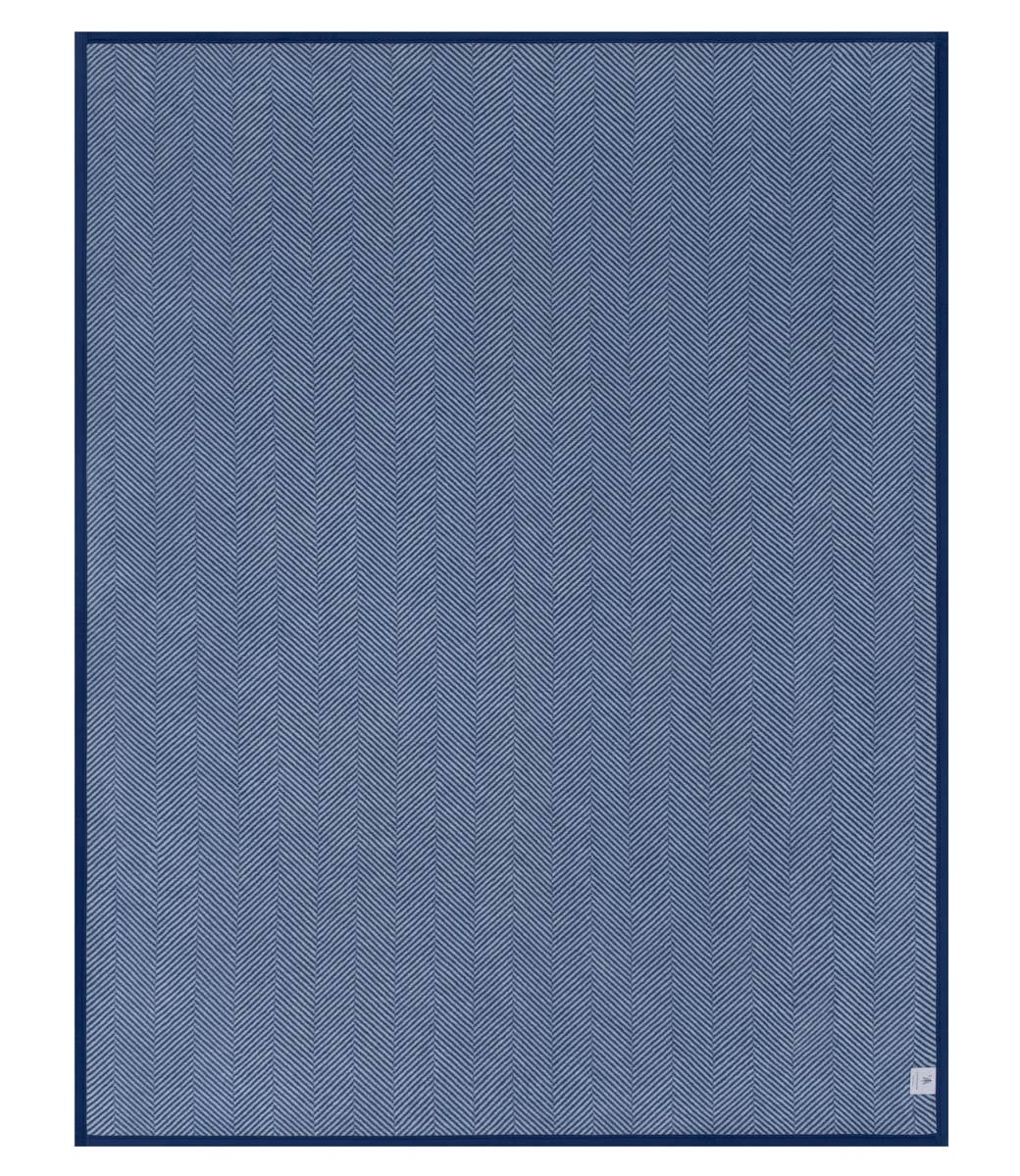 ChappyWrap Harborview Herringbone Navy Blanket