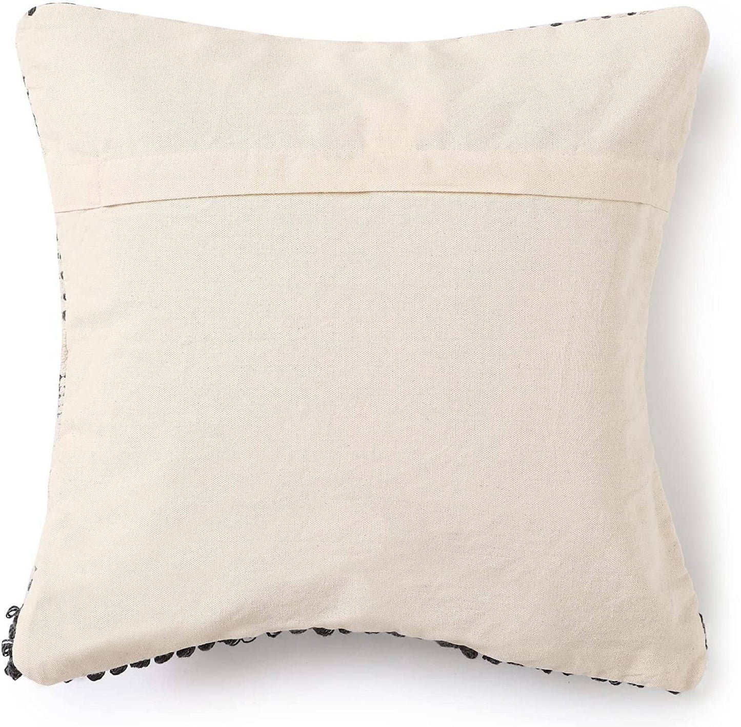 RedEarth Textured Throw Pillow Cover (18x18)